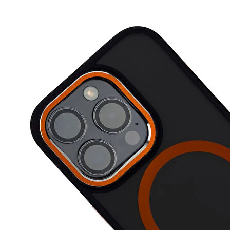 Iphone 13 Pro Toland MagSafe Kılıf - Turuncu 