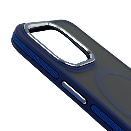 Iphone 15 Pro Toland MagSafe Kılıf - Lacivert 
