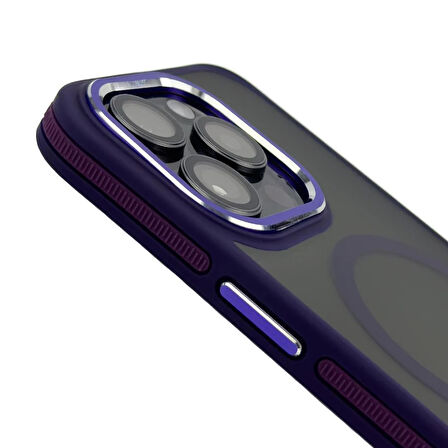Iphone 15 Pro Toland MagSafe Kılıf - Mor 