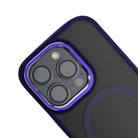 Iphone 15 Pro Toland MagSafe Kılıf - Mor 