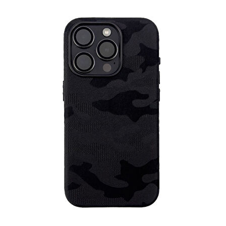 Iphone 13 Fortis Kamuflaj Kılıf - Siyah