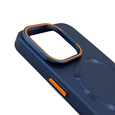 Iphone 14 Pro Suvin Stantlı Kılıf - Lacivert