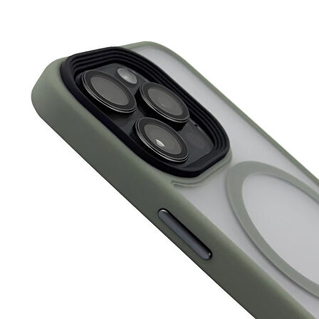 Iphone 13 Pro Solis MagSafe Kılıf - Gri 
