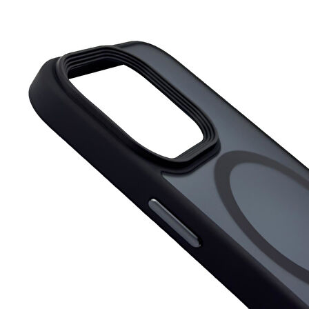 Iphone 14 Solis MagSafe Kılıf - Siyah 