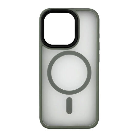Iphone 14 Plus Solis MagSafe Kılıf - Gri 