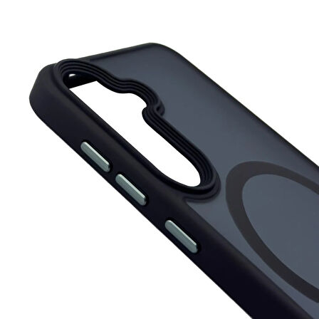 Samsung S24 Solis MagSafe Kılıf - Siyah 