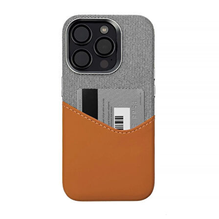 Iphone 11 Elega Deri Kılıf - Turuncu