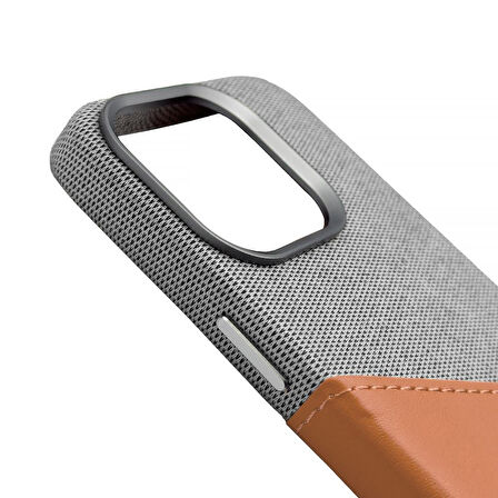 Iphone 11 Elega Deri Kılıf - Turuncu