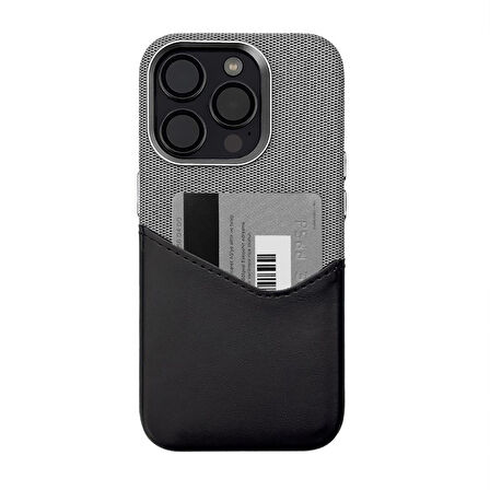 Iphone 15 Pro Elega Deri Kılıf - Siyah