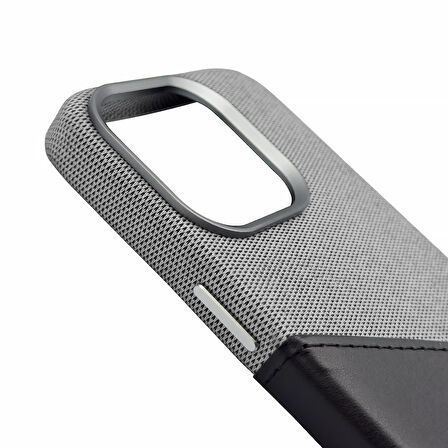 Iphone 15 Pro Elega Deri Kılıf - Siyah