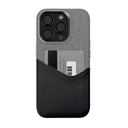 Iphone 15 Pro Max Elega Deri Kılıf - Siyah
