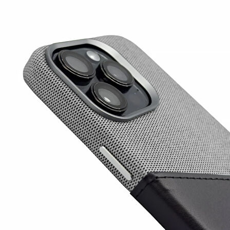 Iphone 15 Pro Max Elega Deri Kılıf - Siyah