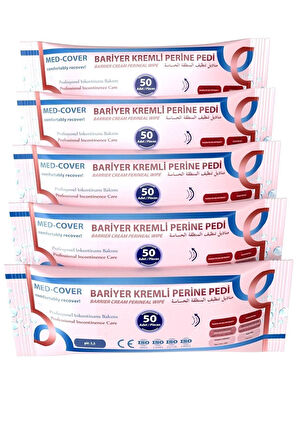 Bariyer Kremli Perine Bölgesi Temizleme Pedi/mendili 50'li - 5 Adet