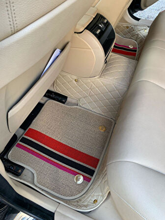 Bmw 520d 2011-2013 Arası Araca Özel 8d Çift Katmanlı Havuzlu Paspas Takımı
