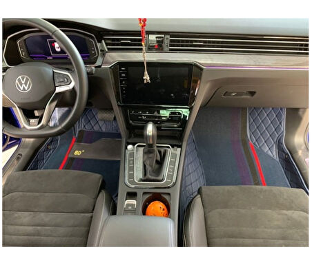 Volkswagen Passat 2016-2023 Arası Araca Özel 8D Çift Katmanlı Havuzlu Paspas Takımı