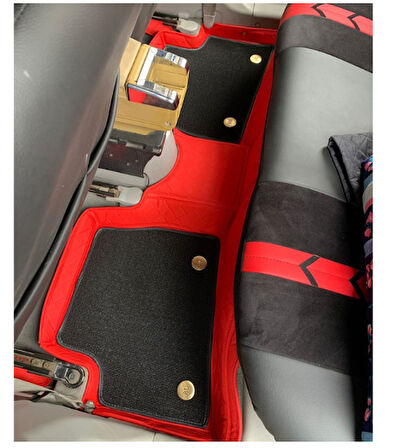 Hyundai Accent 2006-2012 Arası Araca Özel 8D Çift Katmanlı Havuzlu Paspas Takımı