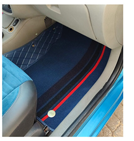 Renault Clio 2003-2008 Arası Araca Özel 8d Çift Katmanlı Havuzlu Paspas Takımı
