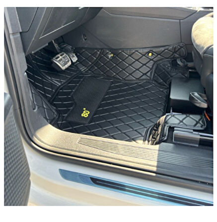 Volkswagen Caddy 2021-2025 Arası Araca Özel Tek Katmanlı 8d Havuzlu Paspas Takımı 