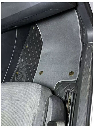 Volkswagen Passat 2011-2014 Arası Araca Özel 8d Çift Katmanlı Havuzlu Paspas Takımı