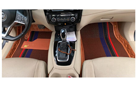 Nissan X-Trail 204-2022 Arası Araca özel 8d Çift Katmanlı Havuzlu Paspas Takımı