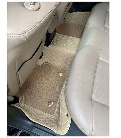 Mercedes E 200d 2009-2015 Arası Araca Özel 8D Çift Katmanlı Havuzlu Paspas Takımı