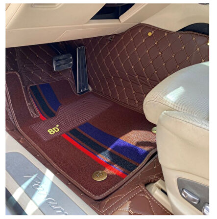 Porsche Panamera Aracına Özel 8D Çift Katmanlı Havuzlu Paspas Takımı