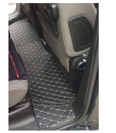 Citroen Berlingo 2012-2020 Arası Araca Özel 8D Tek Katmanlı Havuzlu Paspas Takımı 