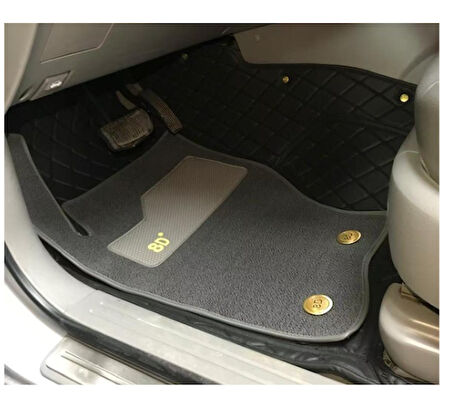 Kia Sorento 2006-2008 Araca Özel 8D Çift Katmanlı Havuzlu Paspas Takımı 