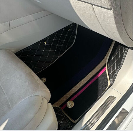 Volkswagen Passat B8 2015-2023 Arası Aracına Özel 8D Çift Katmanlı Havuzlu Paspas Takımı 