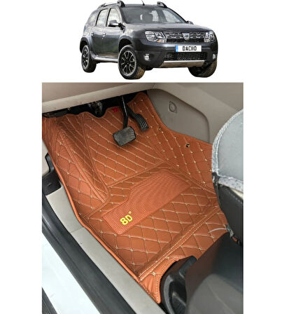 Dacia Duster 2010-2017 Arası Araca Özel 8D Havuzlu Paspas Takımı