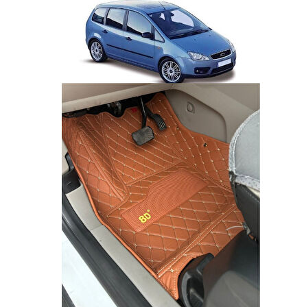 Ford C-Max 2004-2010 Arası Araca Özel 8D Havuzlu Paspas Takımı