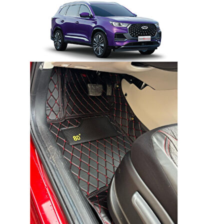 Chery Tiggo 8 Pro 5 Kişilik Araca Özel 8d Havuzlu Paspas Takımı