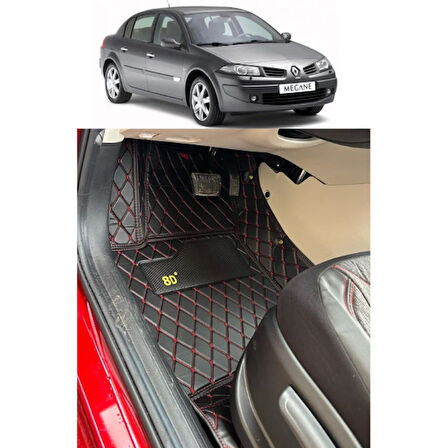 Renault Megane 2 2006-2010 Arası 8d Havuzlu Paspas Takımı