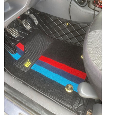 Renault Clio 1995-2001 Arası Araca Özel 8d Çift Katmanlı Havuzlu Paspas Takımı