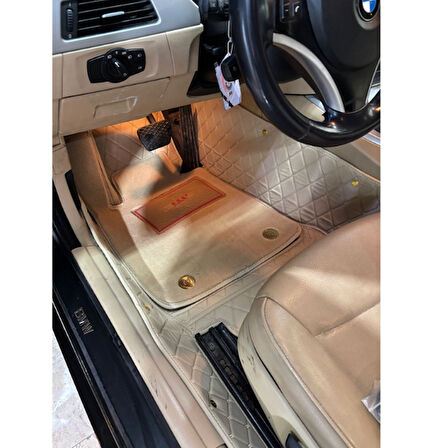 Bmw 320d 2004-2008 Arası Araca Özel 8d Çift Katmanlı Havuzlu Paspas Takımı