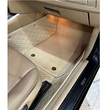 Bmw 320d 2004-2008 Arası Araca Özel 8d Çift Katmanlı Havuzlu Paspas Takımı