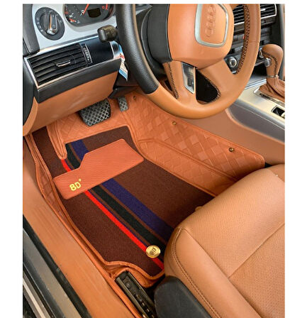Audi A6 2005-2011 Arası Araca Özel 8d Çift Katmanlı Havuzlu Paspas Takımı