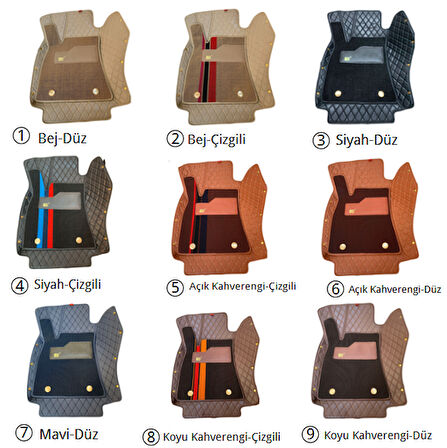 Seat Altea 2004-2007 Arası Aracına Özel 8d Çift Katmanlı Havuzlu Paspas Takımı