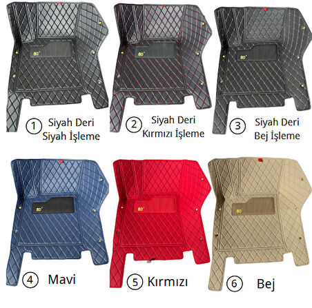 Seat Altea 2004-2007 Arası Aracına Özel 8d Tek Katmanlı Havuzlu Paspas Takımı
