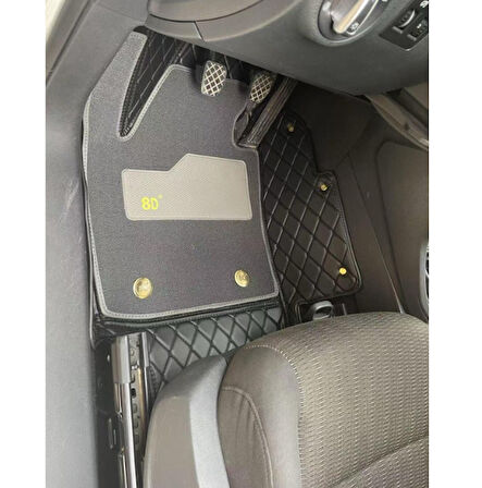 Volkswagen Caddy 2011-2020 Arası Aracına Özel 8d Çift Katmanlı Havuzlu Paspas Takımı