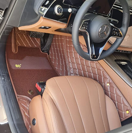 Mercedes E 200 D 2024 Sonrası Aracına Özel 8d Çift Katmanlı Havuzlu Paspas Takımı