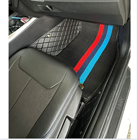 BMW 1 Serisi 2015-2019 Arası Aracına Özel 8d Çift Katmanlı Havuzlu Paspas Takımı 