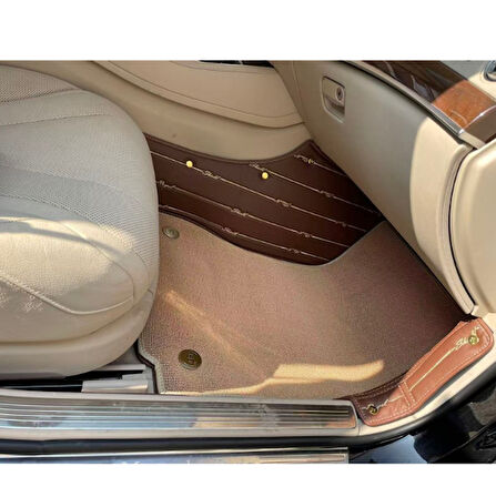 Mercedes-Benz S Serisi S 400 Aracına Özel 8d Çift Katmanlı Havuzlu Paspas Takımı (Bagaj Dahil)