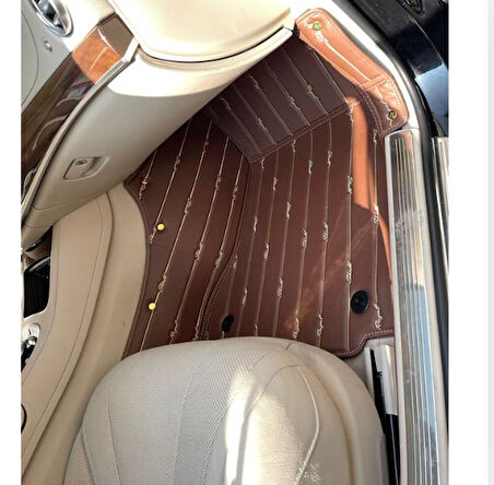 Mercedes-Benz S Serisi S 400 Aracına Özel 8d Çift Katmanlı Havuzlu Paspas Takımı (Bagaj Dahil)