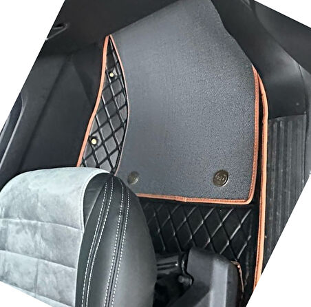 Peugeot Rifter 2023 Sonrası Aracına Özel 8d Çift Katmanlı Havuzlu Paspas Takımı