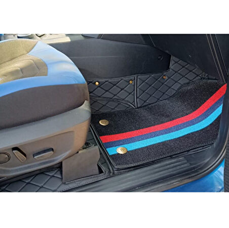 Volkswagen Amarok 2023 Sonrası Arası Araca Özel 8D Çift Katmanlı Havuzlu Paspas Takımı