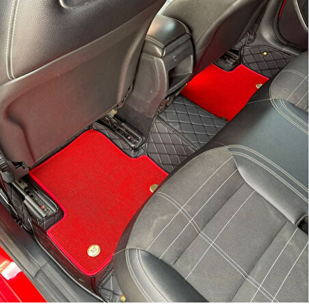 Mercedes Benz A serisi 2013-2018 Arası Aracına Özel 8d Çift Katmanlı Havuzlu Paspas Takımı