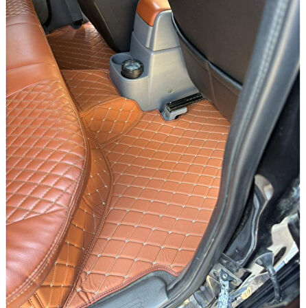 Ford Ranger 2010-2015 Arası Aracına Özel 8d Tek Katmanlı Havuzlu Paspas Takımı