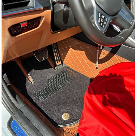 Bmw 320i 2019-2025 Arası Aracına Özel 8d Çift Katmanlı Havuzlu Paspas Takımı