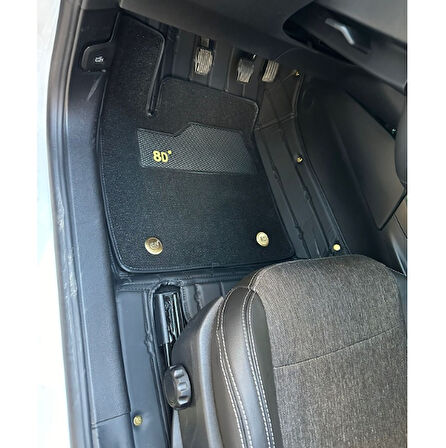 Jeep Compass 2017-2025 Arası Aracına Özel 8d Çift Katmanlı Havuzlu Paspas Takımı